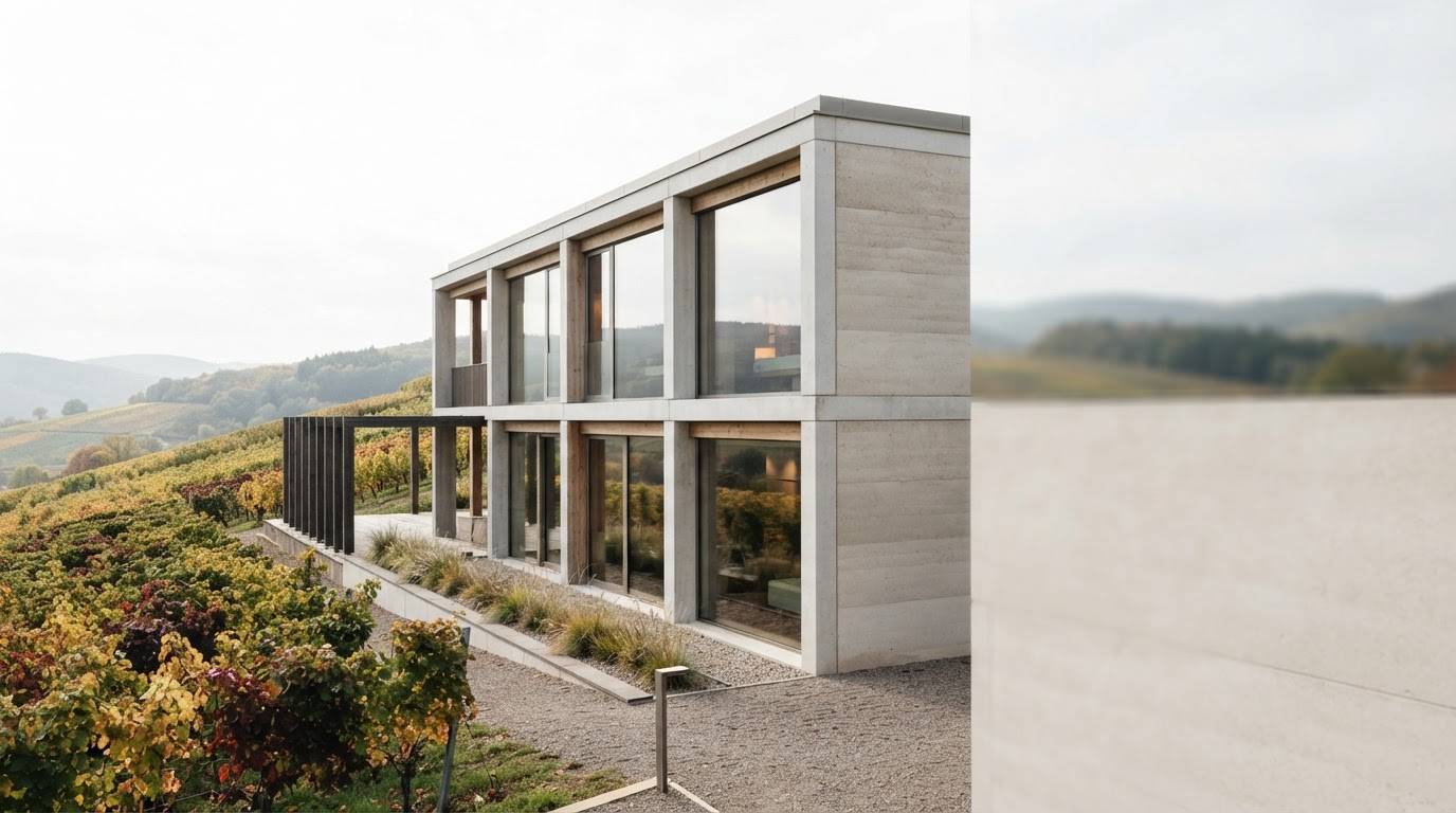 Pfeiler Vermothal Architektur-Interieur als Symbol für Präzision und Stabilität der KI-Strategien